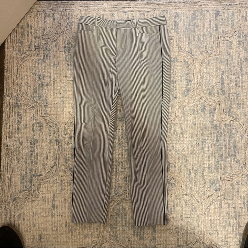 Banana Republic pinstripe capri pants